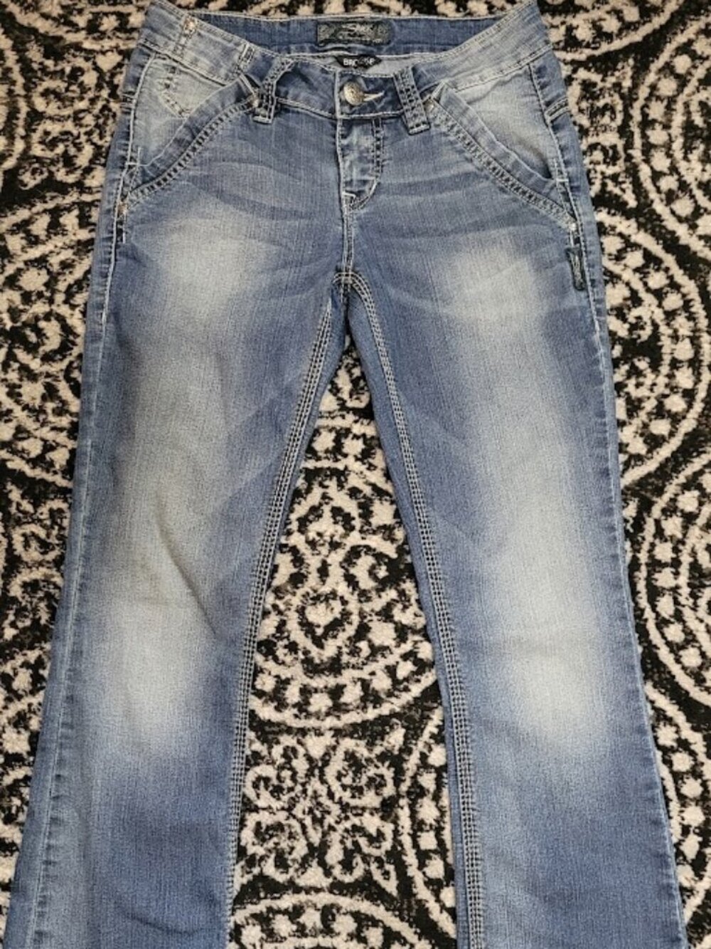 2000s Silver Bootcut Jeans
